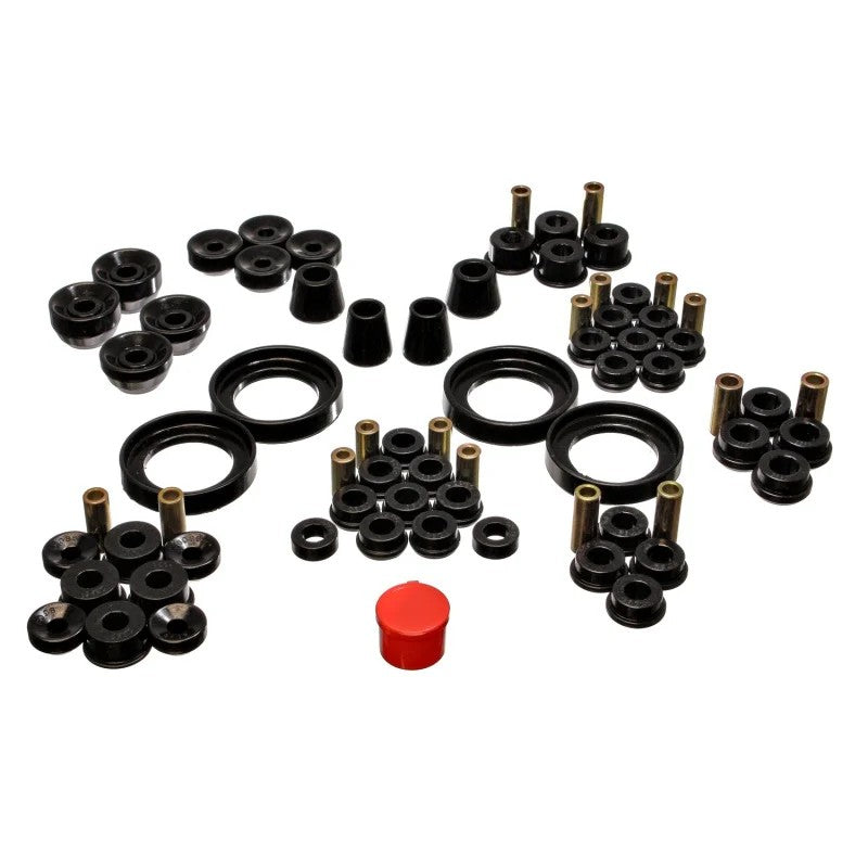 Energy Suspension 16.18106G Black Hyper-Flex Master Bushing Set for 1992-2001 Honda Prelude