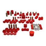 Red Energy Suspension Hyper-Flex polyurethane master bushing set for 1994-2001 Acura Integra.