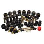 Energy Suspension Hyper-Flex black polyurethane master bushing set for 1994-2002 Dodge Ram 2WD trucks.