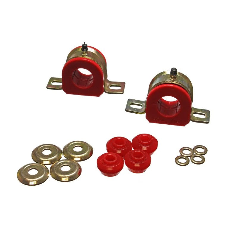 Red Energy Suspension 30mm polyurethane front sway bar bushings for 1994-2002 Dodge Ram 1500, 2500, and 3500 4WD.