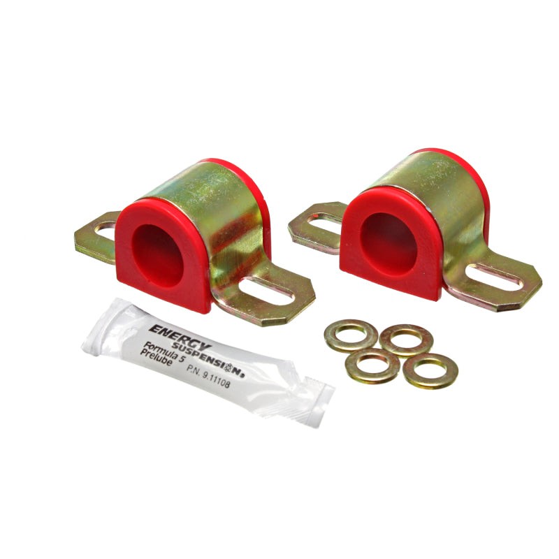 Energy Suspension 22mm red polyurethane front sway bar bushings for 1994-1997 Honda Accord and Odyssey.