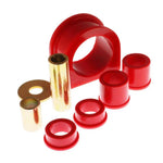 Red Energy Suspension Hyper-Flex polyurethane rack and pinion bushing set for 1995-2004 Toyota Tacoma and 4Runner.
