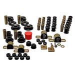 Energy Suspension 7.18107G Black Hyper-Flex polyurethane master bushing set for 1995-1998 Nissan 240SX S14.