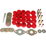 Red Energy Suspension Hyper-Flex polyurethane body mount bushing kit for 1996-1999 Toyota 4Runner.