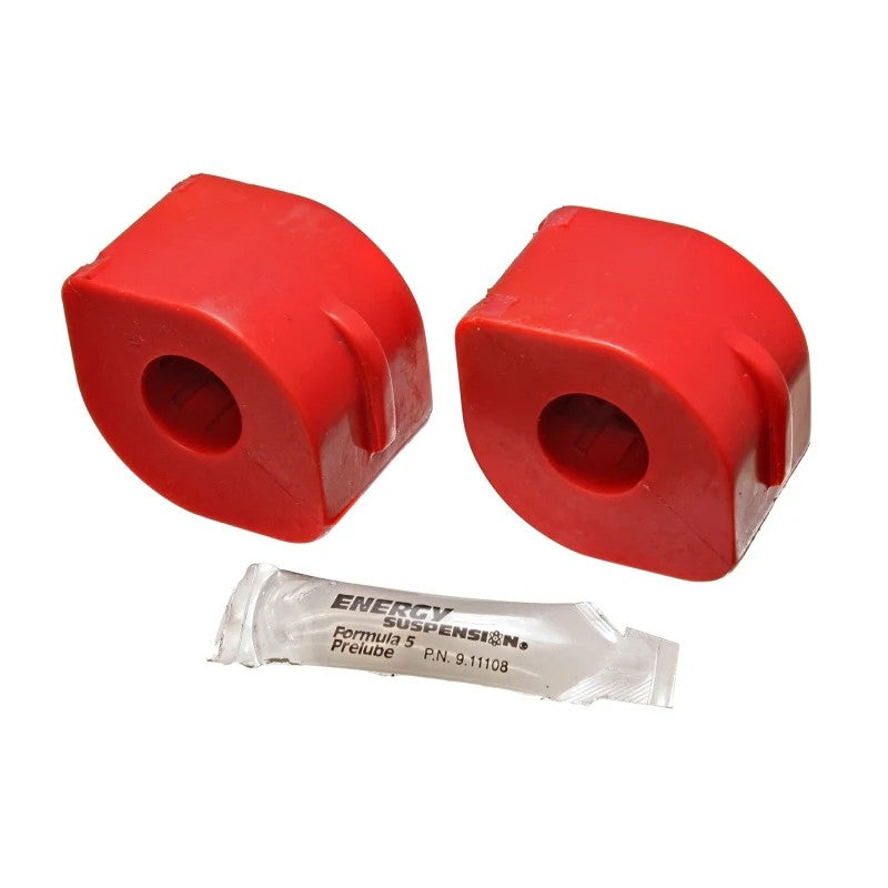 Red Energy Suspension 23mm polyurethane front sway bar frame bushings for 1997-2004 Chevrolet Corvette.