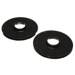 Energy Suspension black Hyper-Flex polyurethane rear coil spring isolators for 1987-2006 Jeep Wrangler YJ and TJ