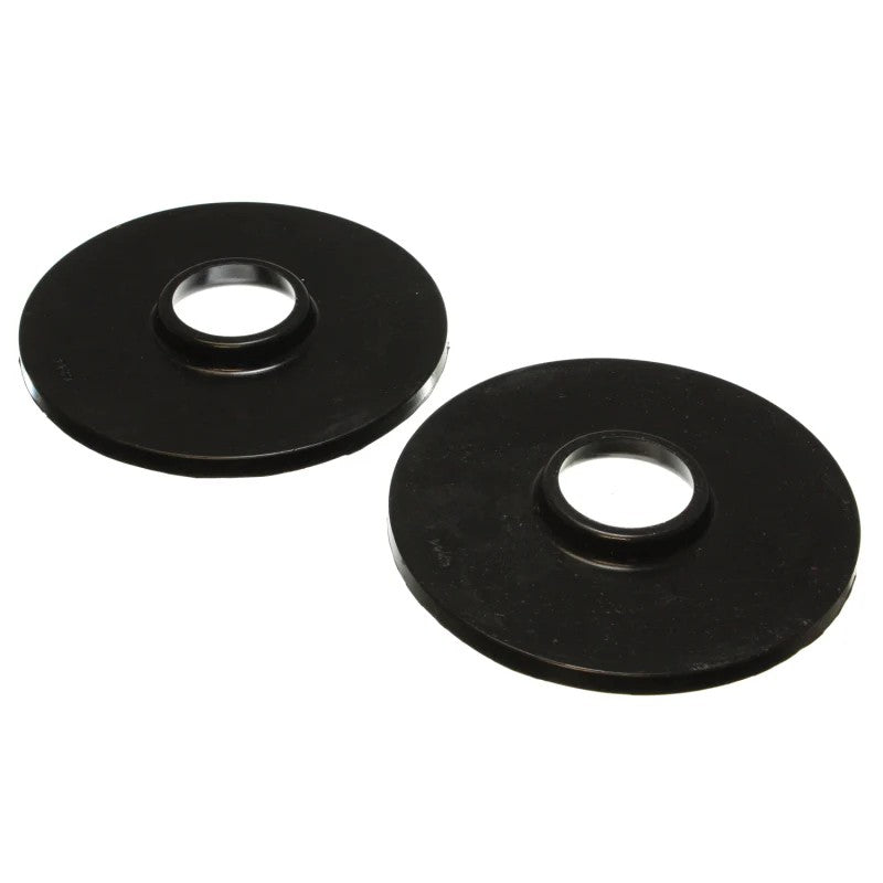 Energy Suspension black Hyper-Flex polyurethane rear coil spring isolators for 1987-2006 Jeep Wrangler YJ and TJ