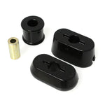 Energy Suspension 15.1105G black Hyper-Flex polyurethane motor mount inserts for manual transmission Volkswagen models.
