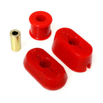 Red Energy Suspension Hyper-Flex polyurethane motor mount inserts for 1998-2006 Volkswagen vehicles.