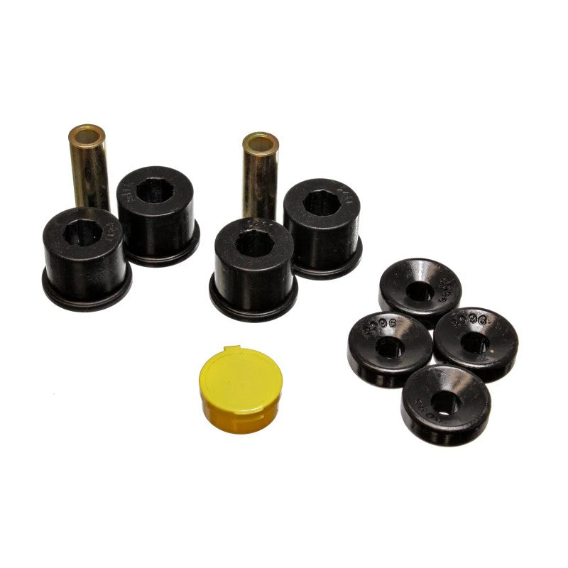 Energy Suspension black polyurethane front shock bushing set for 1999-2000 Honda Civic Si