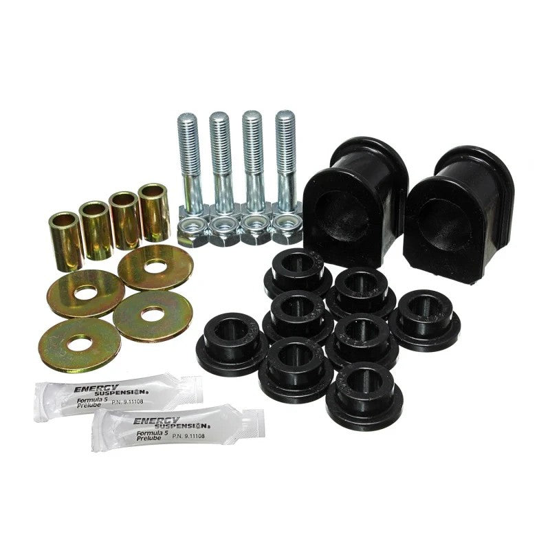 Energy Suspension 4.5192G black 1.25 inch front sway bar bushings for 1999-2004 Ford F-250 and F-350 Super Duty.