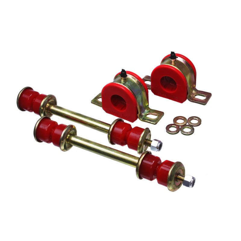 Energy Suspension 3.5222R red 28mm Hyper-Flex polyurethane front sway bar bushings for Chevy and GMC 1500 trucks