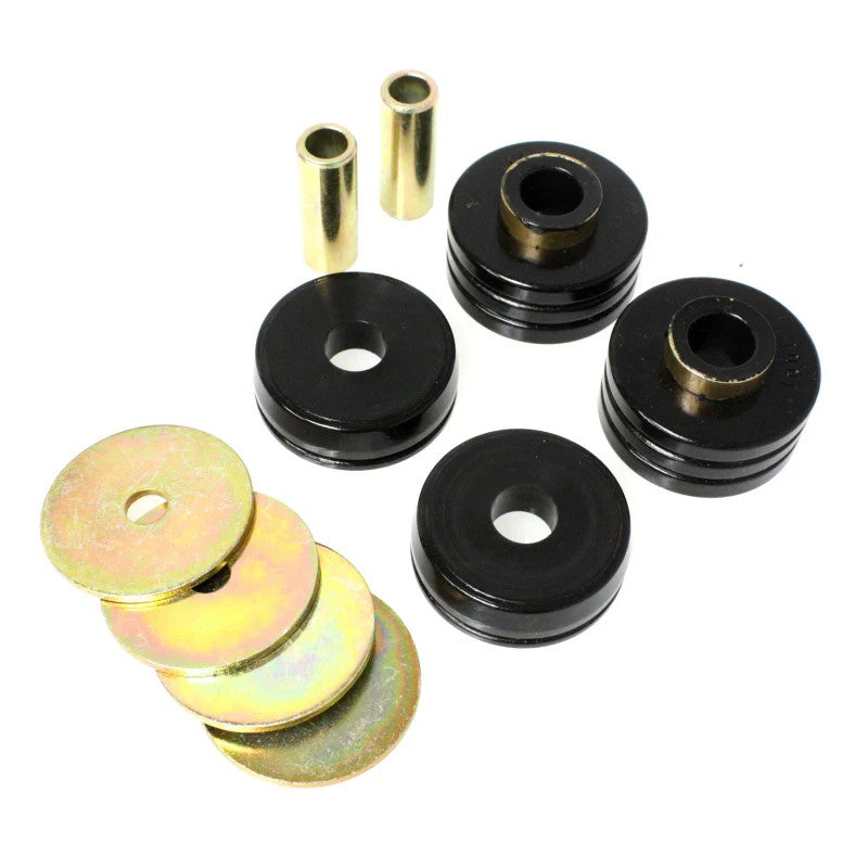 Black Energy Suspension Hyper-Flex polyurethane universal isolator mounts with zinc-plated hardware
