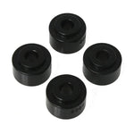 Black Energy Suspension Hyper-Flex polyurethane sway bar end link grommets, 7/16 inch inner diameter.