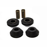 Black Energy Suspension Hyper-Flex polyurethane strut rod bushings for 1963-1970 Chevrolet full-size cars.