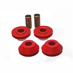 Energy Suspension red Hyper-Flex polyurethane strut rod bushings for 1963-1970 Chevrolet full-size passenger cars.
