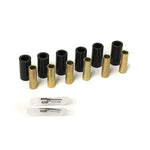 Black Energy Suspension Hyper-Flex polyurethane leaf spring bushings for 1955-1975 Jeep CJ and Willys models.