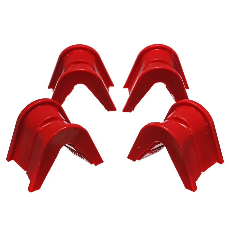 Red Energy Suspension Hyper-Flex polyurethane 2-degree C-bushing kit for 1965-1979 Ford trucks.