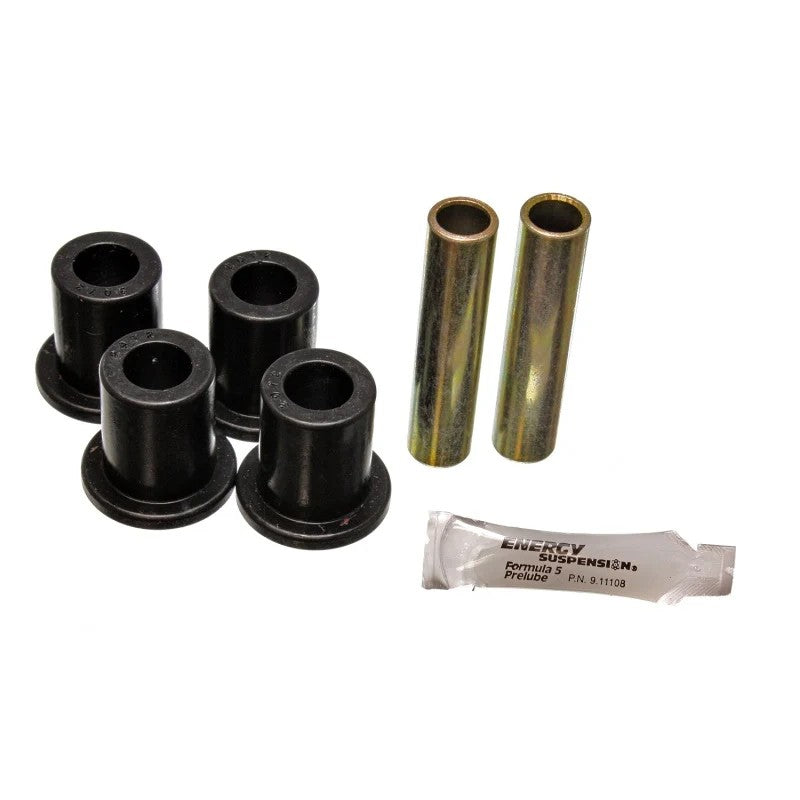Black Energy Suspension Hyper-Flex polyurethane front spring shackle bushings for 1965-1979 Ford F-250.