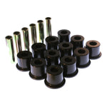 Energy Suspension black polyurethane rear spring bushing set for 1967-1987 Chevrolet and GMC trucks and SUVs.
