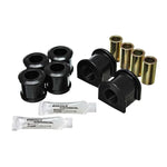 Energy Suspension black Hyper-Flex polyurethane front sway bar bushings and hardware for 1994-2006 Hummer H1.