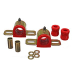 Red Energy Suspension 30mm front sway bar polyurethane bushing set with mounting hardware.