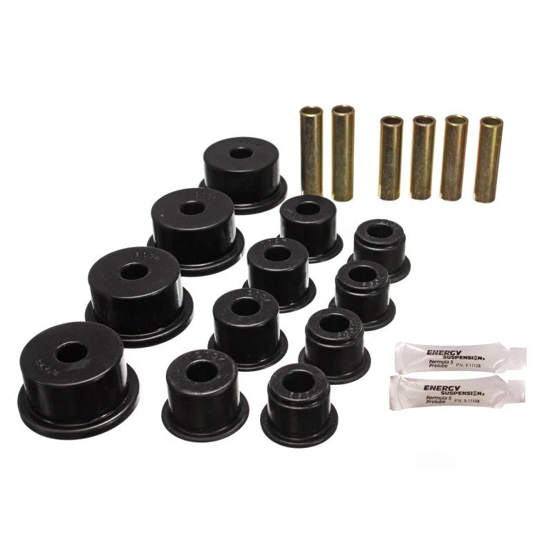 Energy Suspension 2.2109G black Hyper-Flex polyurethane leaf spring bushing for 1984-1998 Jeep.