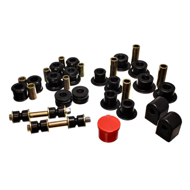 Energy Suspension Hyper-Flex Master Set in black polyurethane for the 2001-2002 Chrysler Prowler.