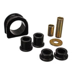 Black Energy Suspension Hyper-Flex polyurethane steering rack bushing set for 2000-2007 Toyota Sequoia and Tundra.