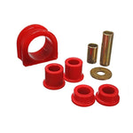 Red Energy Suspension Hyper-Flex polyurethane steering rack bushings for 2000-2007 Toyota Tundra and Sequoia.