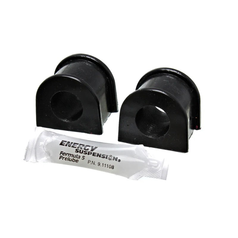 Energy Suspension 21mm black Hyper-Flex polyurethane front sway bar bushings for Subaru Forester, Legacy, and WRX.