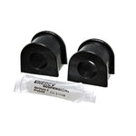 Energy Suspension 21mm black Hyper-Flex polyurethane front sway bar bushings for Subaru Forester, Legacy, and WRX.