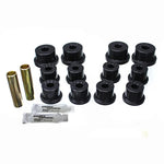 Black Energy Suspension Hyper-Flex polyurethane leaf spring bushings for 1986-1995 Suzuki Samurai.