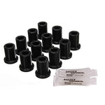 Black Energy Suspension Hyper-Flex polyurethane spring bushing set for 1969-1980 Toyota Land Cruiser.