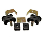 Black Energy Suspension Hyper-Flex polyurethane transmission mount with heavy-duty mounting hardware