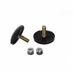 Black low-profile button head polyurethane bump stop by Energy Suspension