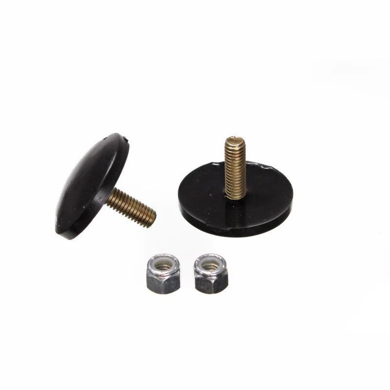 Black low-profile button head polyurethane bump stop by Energy Suspension