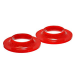 Pair of Energy Suspension 9.6106R red Hyper-Flex polyurethane universal coil spring isolators
