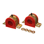 Energy Suspension 9.5187R red polyurethane sway bar bushing set for 1-3/8 inch diameter bars.