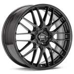 Enkei EKM3 multi-spoke mesh wheel in Gun Metal finish, 18x7.5 size with 5x114.3 bolt pattern.