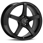 Enkei Kojin five-spoke performance wheel in Matte Black finish, 18x9.5 size with 5x120 bolt pattern.