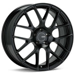Enkei Raijin multi-spoke wheel in matte black finish, 18x8.5 size with 5x114.3 bolt pattern