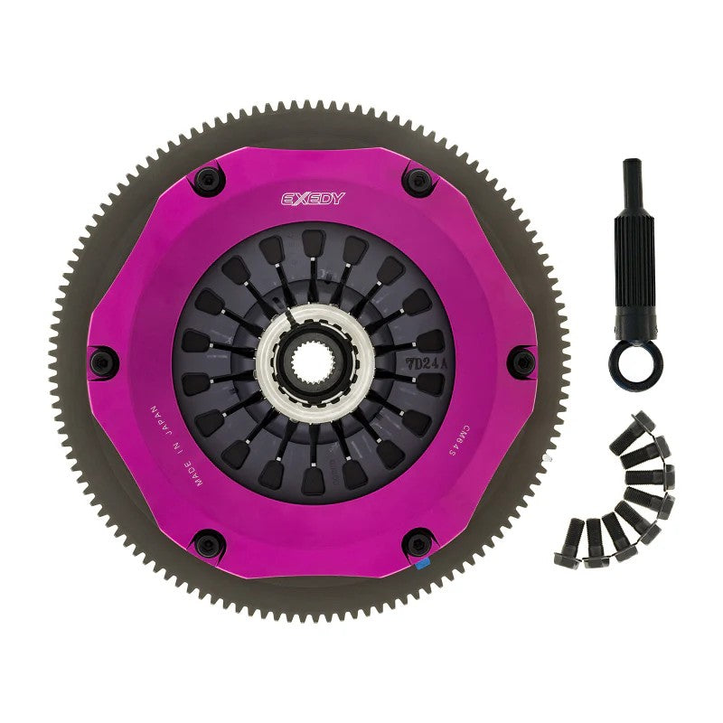 Exedy FM022SDF Twin-Organic Multi-Plate Clutch Kit including flywheel and pressure plate for Subaru 2.5L