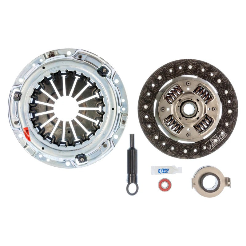 Exedy Stage 1 Organic Push-Type clutch kit featuring a sprung center friction disc and high-clamp pressure plate.