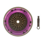 Exedy Hyper Single clutch with purple anodized forged aluminum cover and sprung center disc for 1991-2005 Acura NSX.