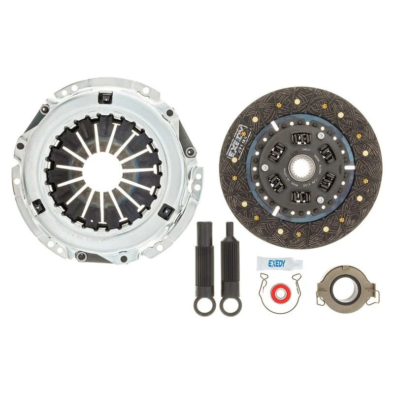 Exedy Stage 1 Organic Clutch kit 16803A featuring a sprung-center friction disc and heavy duty pressure plate.