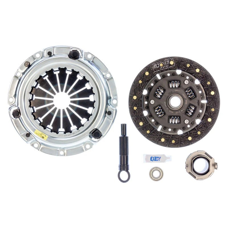 Exedy Stage 1 Organic Clutch Kit including pressure plate and sprung hub disc for 1994-2005 Mazda Miata.