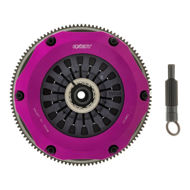 Exedy MM022SDF Stage 5 multi-plate clutch kit with twin organic discs and SFI certified pressure plate.
