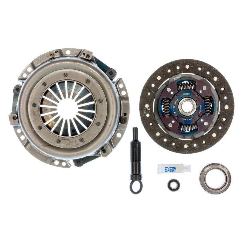 Exedy OE Replacement Clutch Kit 16042 for 1984-1989 Toyota Corolla including pressure plate and clutch disc.