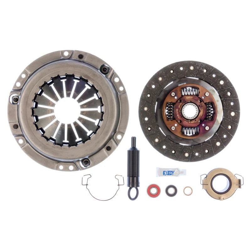 Exedy OE replacement clutch kit 16075 for 1988-1989 Toyota MR2 Super Charged showing clutch disc and pressure plate